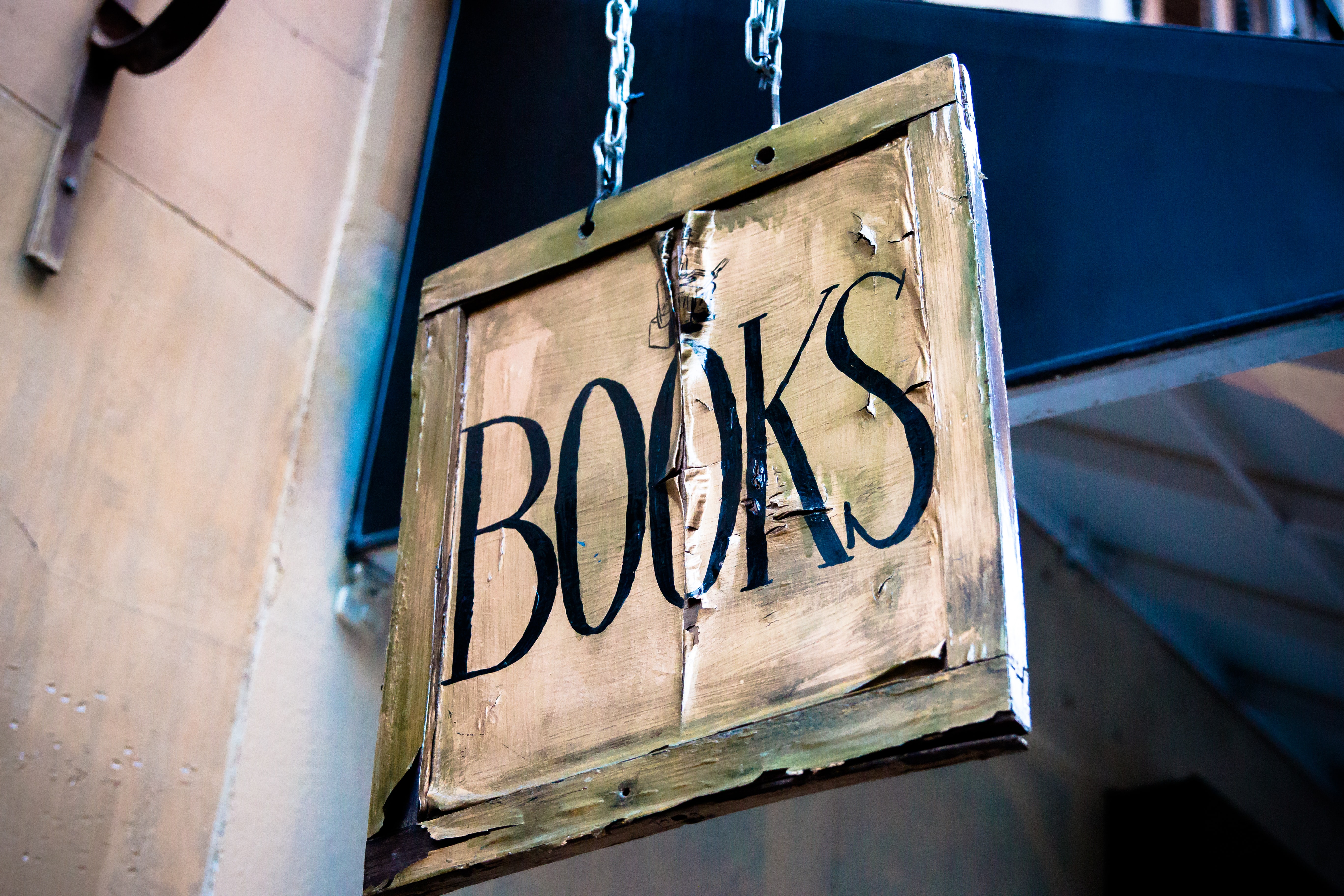 Bookshop sign