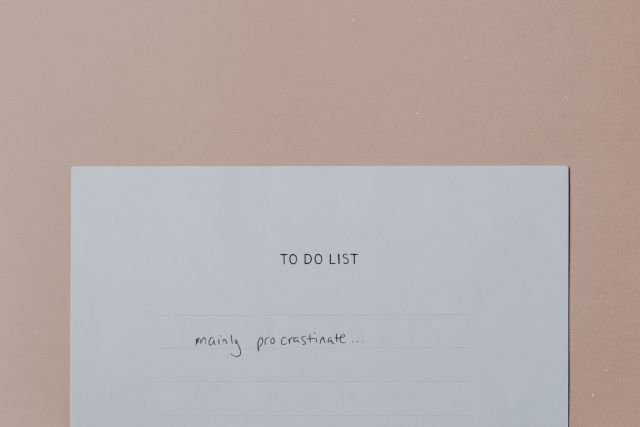 time management: to do list